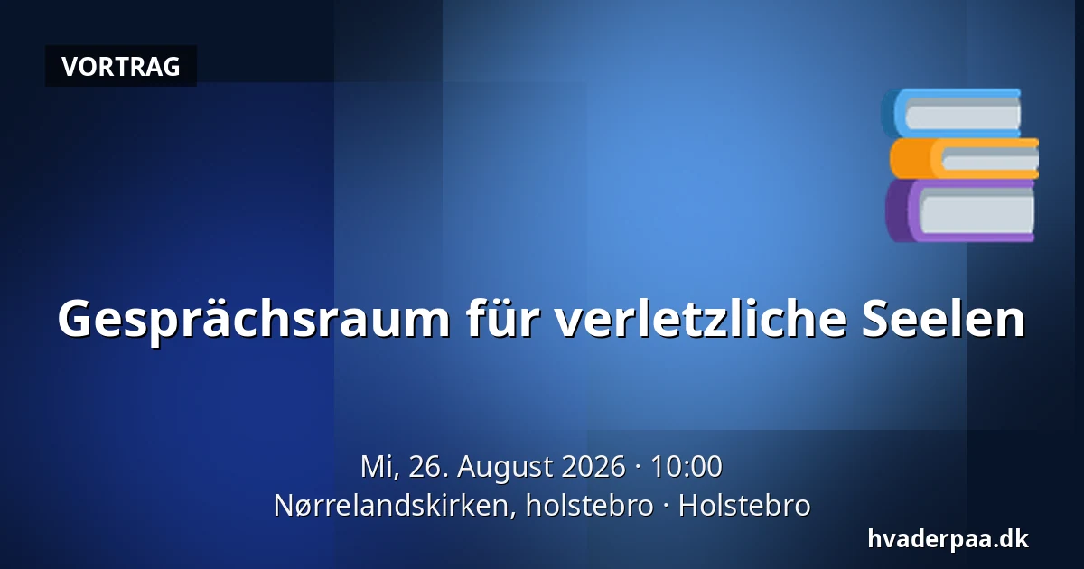 Gesprächsraum für verletzliche Seelen — Nørrelandskirken, holstebro, Holstebro