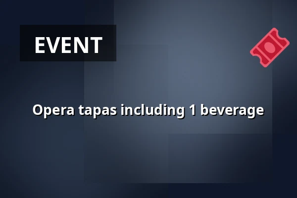 Opera tapas including 1 beverage — Vildmoseporten, Aabybro