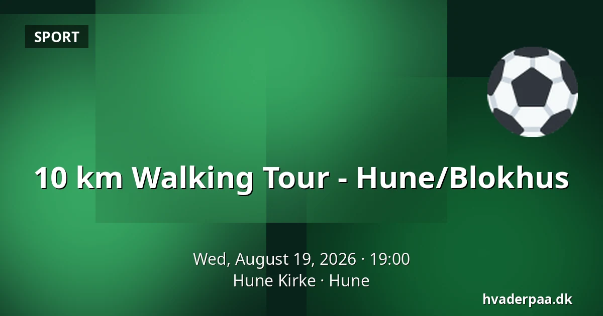 10 km Walking Tour - Hune/Blokhus — Hune Kirke, Hune