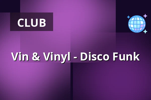 Vin & Vinyl - Disco Funk — NygadeHuset, Aabenraa