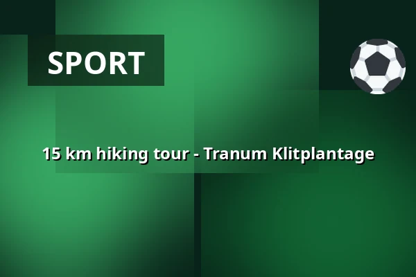 15 km hiking tour - Tranum Klitplantage — P-plads ved Overklitten Sø, Brovst