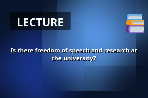 Is there freedom of speech and research at the university? — Café Guldhornene, Copenhagen