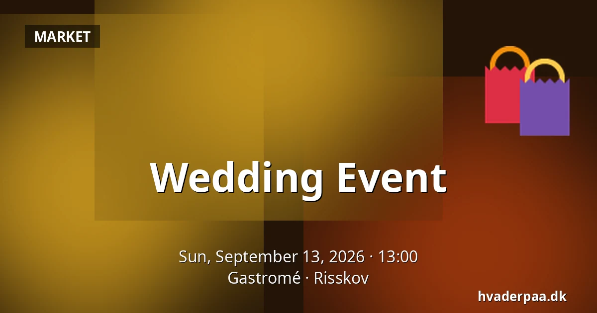 Wedding Event — Gastromé, Risskov
