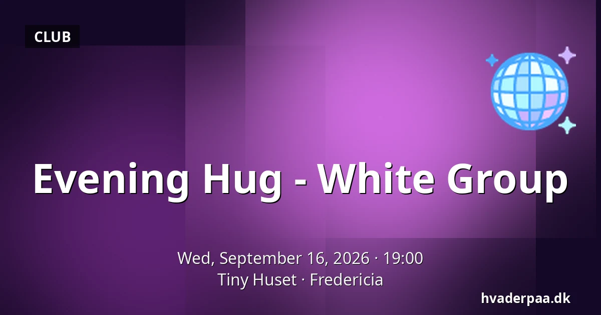 Evening Hug - White Group — Tiny Huset, Fredericia