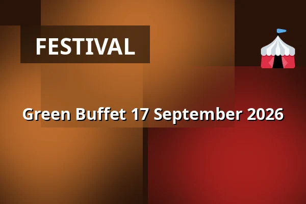 Green Buffet 17 September 2026 — Traktørstedet Vestamager, Kastrup
