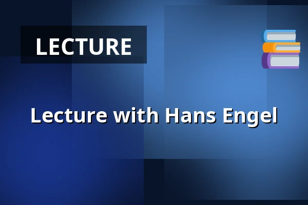 Lecture with Hans Engel — Røsnæs Kultur-og Forsamlingshus, Kalundborg