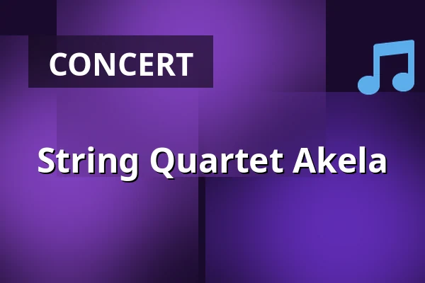 String Quartet Akela — Saftstationen i Damme, Møn, Askeby