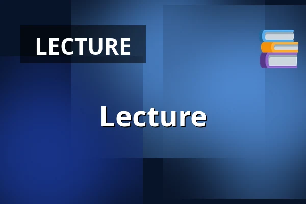 Lecture — Mejdal Kirke, Holstebro