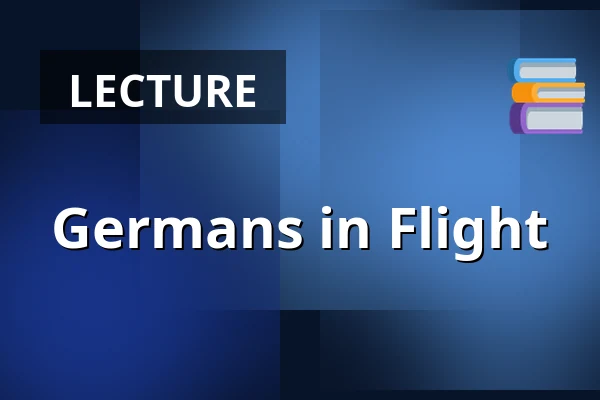 Germans in Flight — Rigsarkivet, Aabenraa