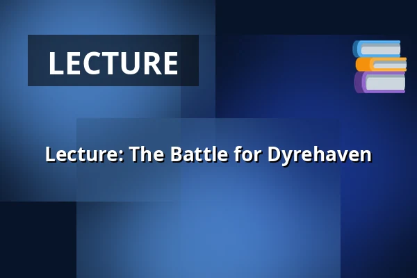 Lecture: The Battle for Dyrehaven — Frivilligceytret, Lyngby