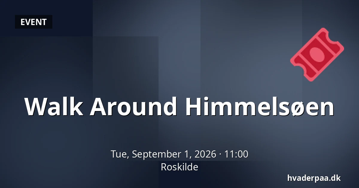 Walk Around Himmelsøen — Roskilde