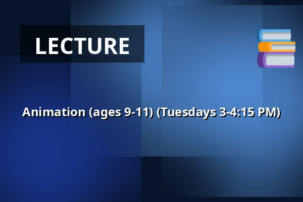 Animation (ages 9-11) (Tuesdays 3-4:15 PM) — Børnekulturstedet Karens Minde, Copenhagen