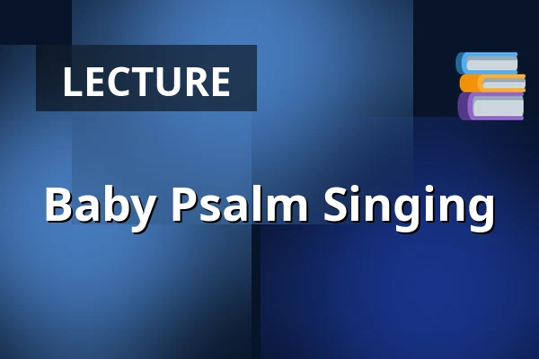 Baby Psalm Singing — Odense Valgmenighed, Odense