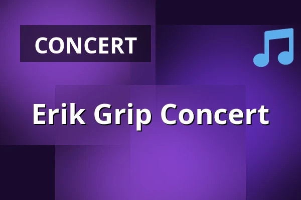 Erik Grip Concert — Kulturcaféen i Helsinge, Helsinge