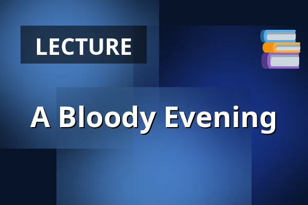 A Bloody Evening — Hadsten Kulturhus Sløjfen, Hadsten