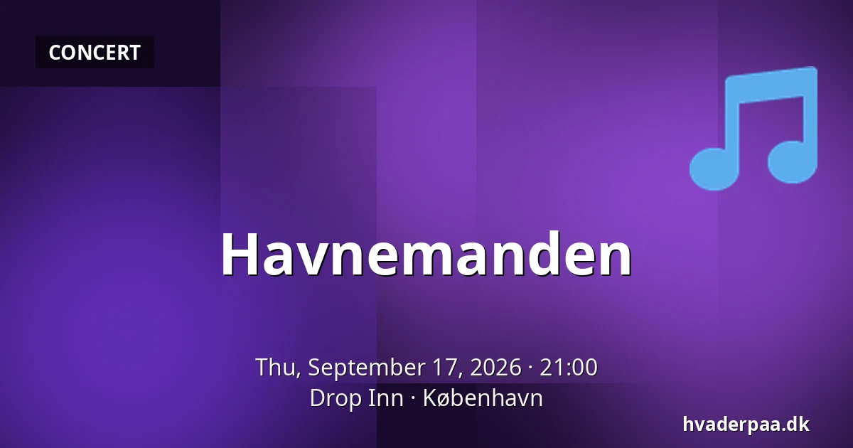 Havnemanden — Drop Inn, Copenhagen