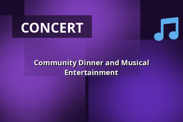 Community Dinner and Musical Entertainment — Jorløse Forsamlingshus, Svebølle