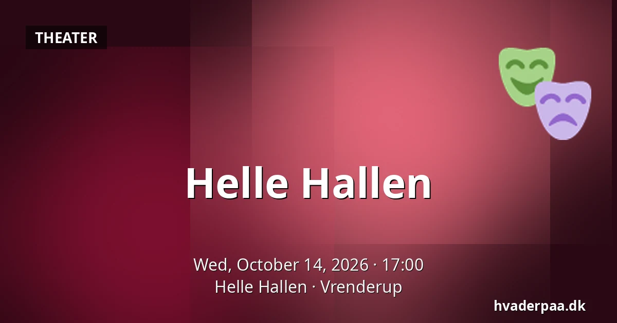 Helle Hallen — Helle Hallen, Vrenderup