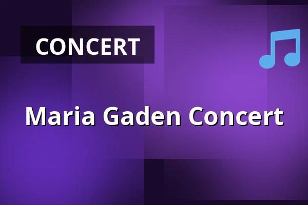 Maria Gaden Concert — Kupéen, Skørping