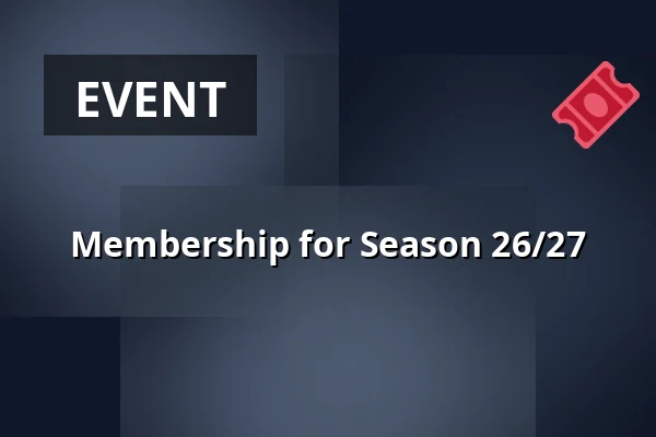 Membership for Season 26/27 — Huset No. 7, Herning