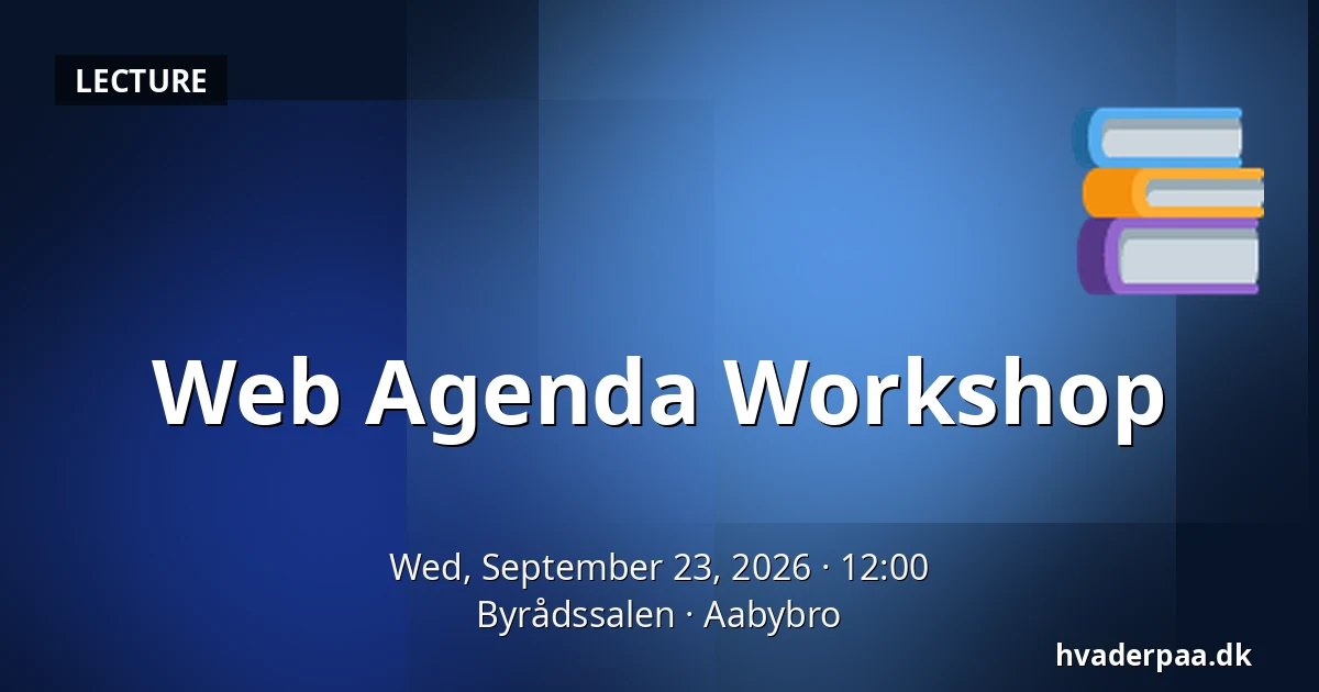 Web Agenda Workshop — Byrådssalen, Aabybro