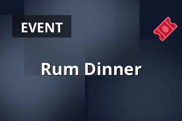 Rum Dinner — Butikken, Frederiksberg