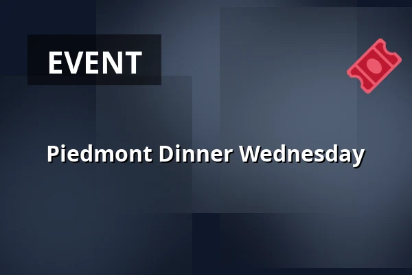 Piedmont Dinner Wednesday — Butikken, Frederiksberg