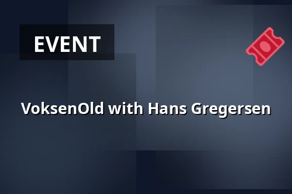 VoksenOld with Hans Gregersen — Folkekirkens Hus, Aalborg