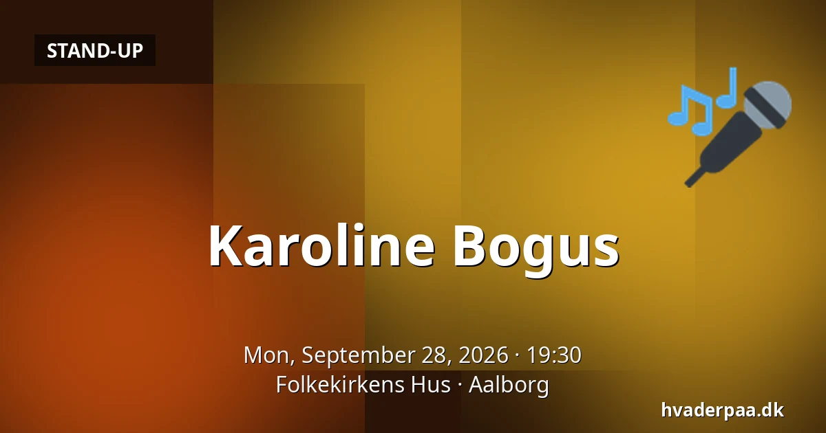 Karoline Bogus — Folkekirkens Hus, Aalborg
