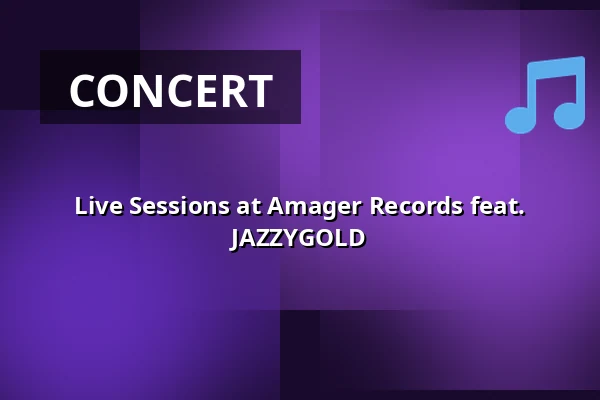Live Sessions at Amager Records feat. JAZZYGOLD — Amager Records, Copenhagen