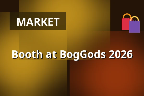 Booth at BogGods 2026 — Godsbanen, Foyeren, Aarhus