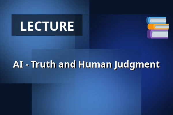 AI - Truth and Human Judgment — Holmens Kirke, Copenhagen