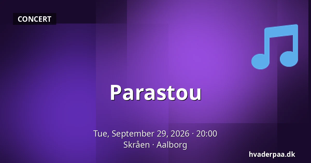 Parastou — Skråen, Aalborg