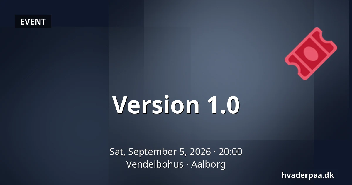 Version 1.0 — Vendelbohus, Aalborg