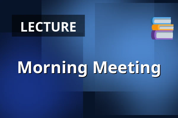 Morning Meeting · Odense Valgmenighed, Odense