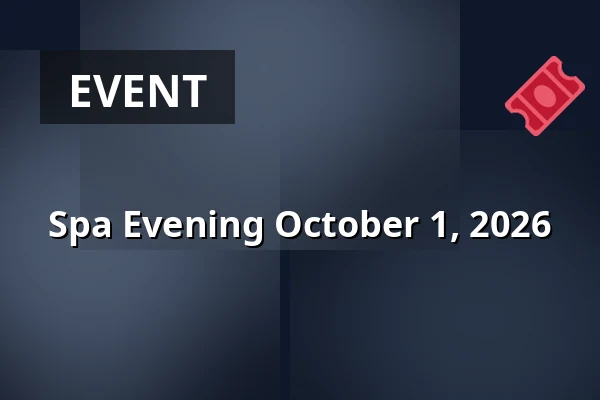 Spa Evening October 1, 2026 · Bjerringbro Sauna & Spa, Bjerringbro