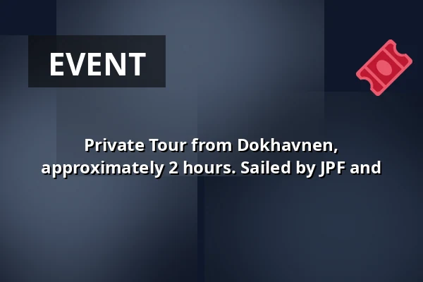 Private Tour from Dokhavnen, approximately 2 hours. Sailed by JPF and · dokhavnen, Esbjerg