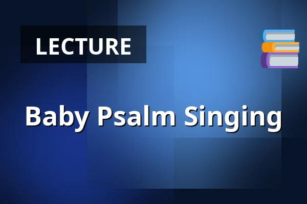 Baby Psalm Singing · Ansgars Kirken, Aalborg