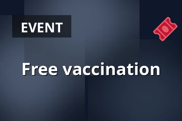 Free vaccination · Kulturhus Emanuel, Skærbæk