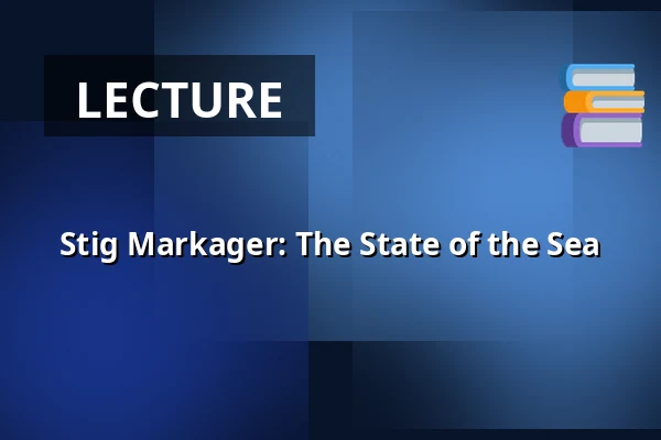 Stig Markager: The State of the Sea · Egedal Byens Hus, Kokkedal