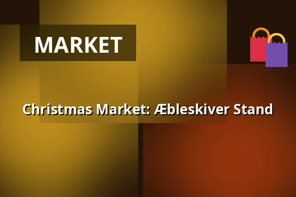 Christmas Market: Æbleskiver Stand · Slagteriet, Holstebro