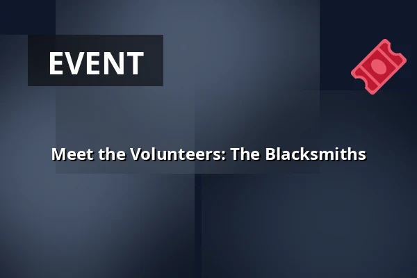 Meet the Volunteers: The Blacksmiths — Det Grønne Museum, Auning