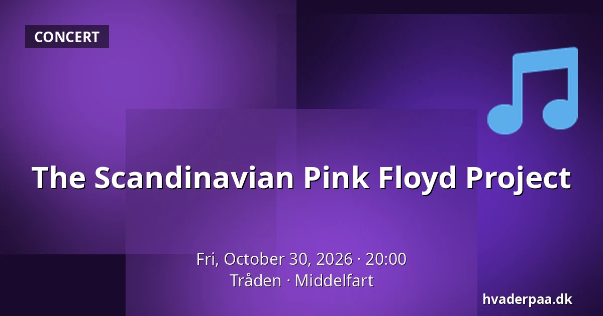 The Scandinavian Pink Floyd Project — Tråden, Middelfart