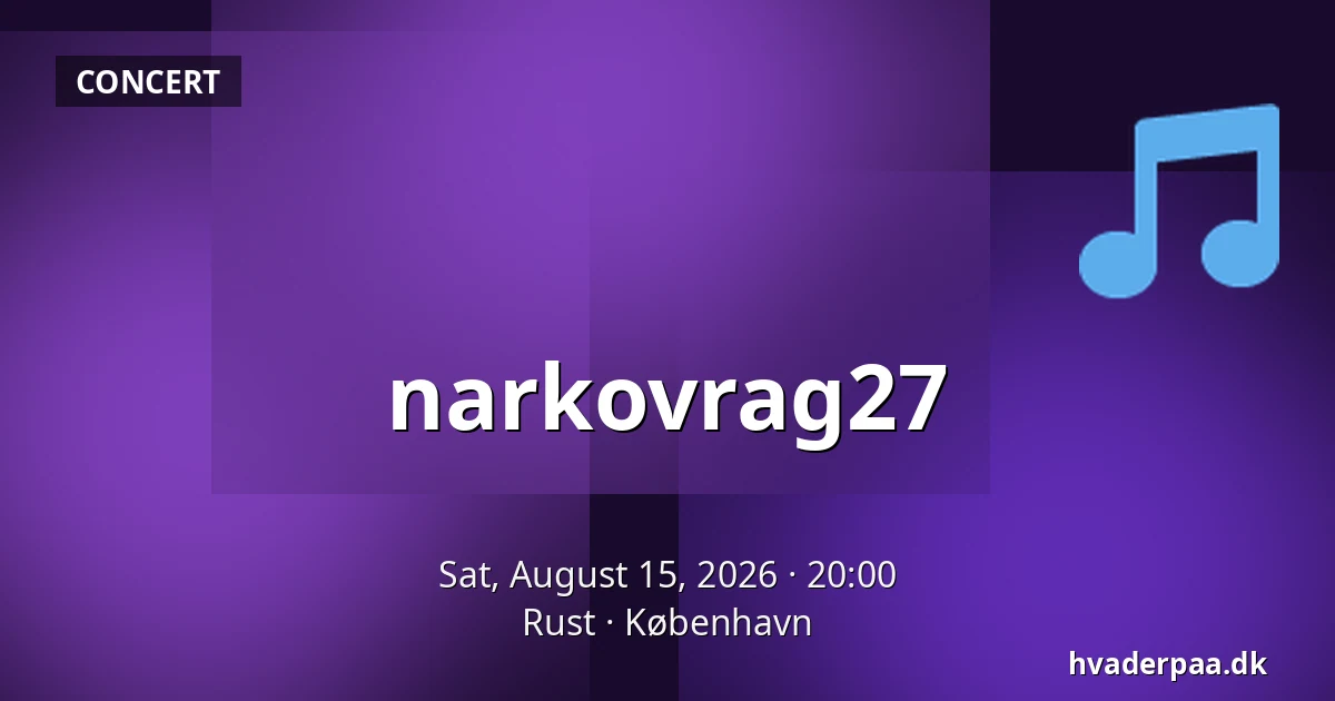 narkovrag27 — Rust, Copenhagen