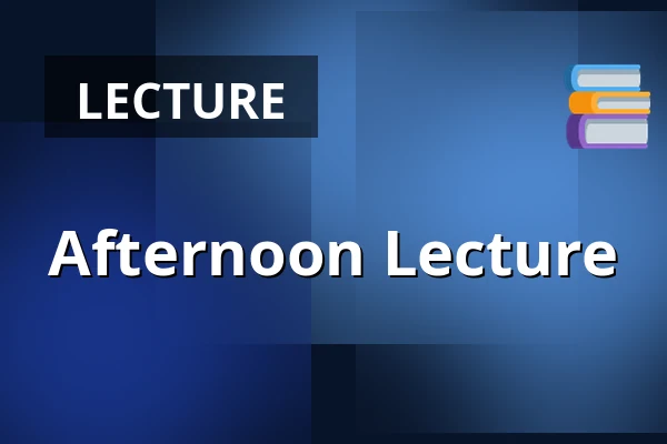 Afternoon Lecture — Holmens Kirke, Copenhagen