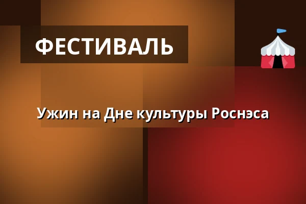 Ужин на Дне культуры Роснэса — Røsnæs Kultur-og Forsamlingshus, Калунборг