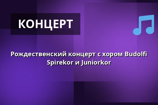Рождественский концерт с хором Budolfi Spirekor и Juniorkor — Folkekirkens Hus, Ольборг