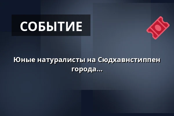 Юные натуралисты на Сюдхавнстиппен - ищем следы животных и растений города · Naturskolen, Копенгаген